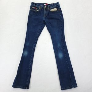 Tommy Jeans Womens Size 1 Dark wash Straight Leg 5 Pocket